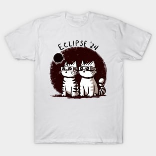 Solar Eclipse Cats T-Shirt